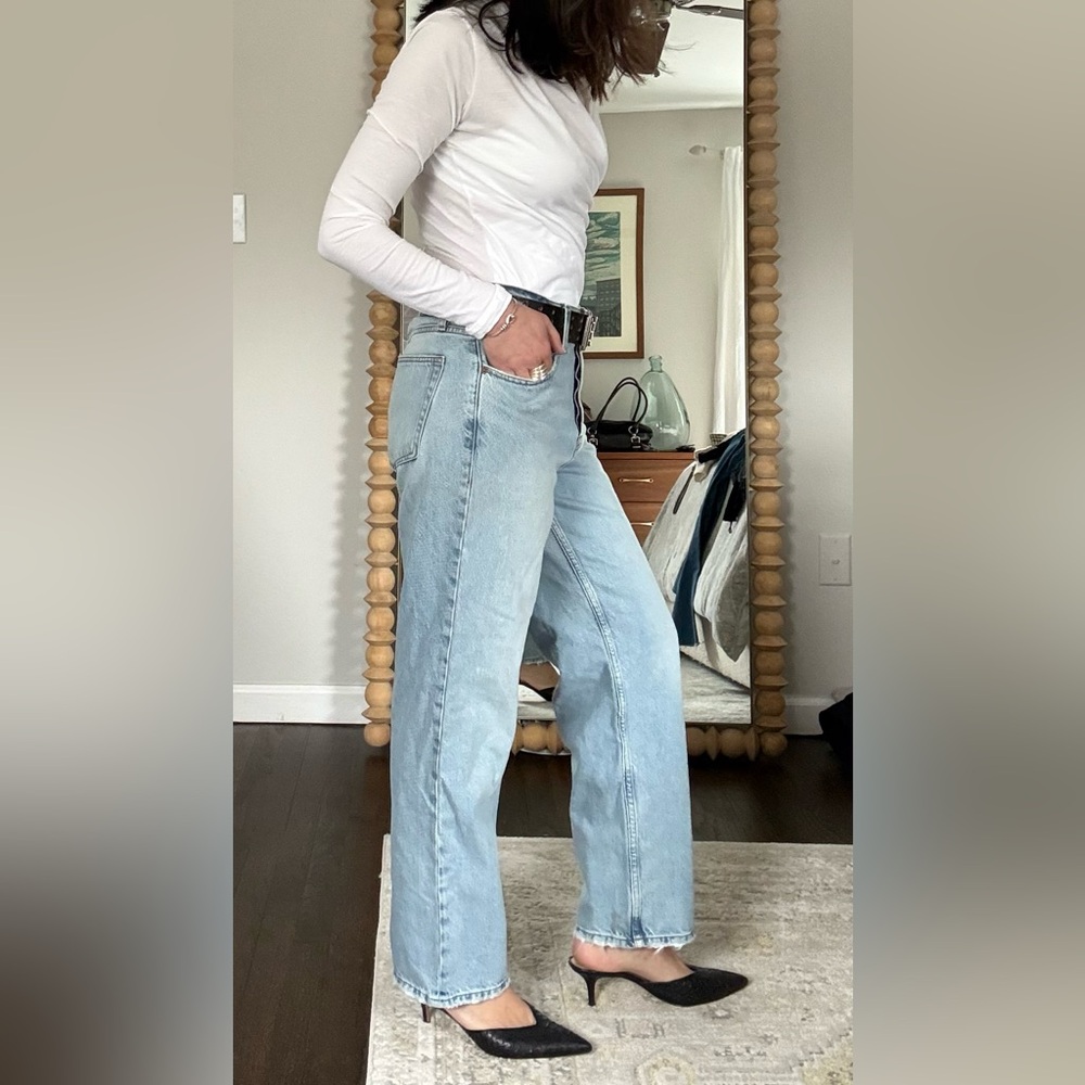 Frame The Slouchy Straight Jean 28
